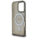 Guess nakładka HC MagSafe IML Glitter Circle do iPhone 16 Pro Max 6,9" czarna Guess nakładka HC MagSafe IML Glitter Circle do iPhone 16 Pro Max 6,9" czarna