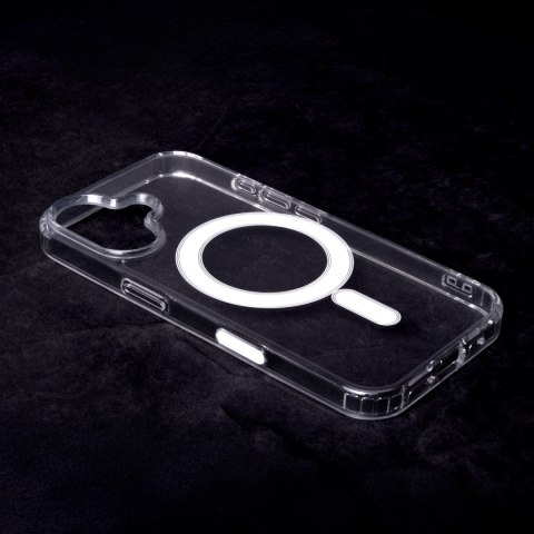 Nakładka Anti Shock 1,5 mm Mag do iPhone 16 6,1" transparentna big hole + przycisk Nakładka Anti Shock 1,5 mm Mag do iPhone 16 6,1" transparentna big hole + przycisk