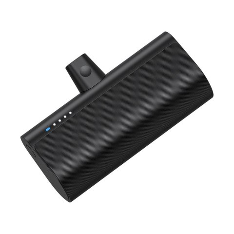 Powerbank Blue Star 5000 mAh z wbudowanym złączem Lightning 2,1A W0556P czarny Powerbank Blue Star 5000 mAh z wbudowanym złączem Lightning 2,1A W0556P czarny