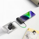 Powerbank Blue Star 5000 mAh z wbudowanym złączem Lightning 2,1A W0556P czarny Powerbank Blue Star 5000 mAh z wbudowanym złączem Lightning 2,1A W0556P czarny