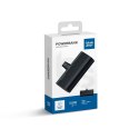 Powerbank Blue Star 5000 mAh z wbudowanym złączem Typ C 2,1A W0556 czarny Powerbank Blue Star 5000 mAh z wbudowanym złączem Typ C 2,1A W0556 czarny