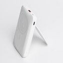 Powerbank zgodny z MagSafe Forcell F-Energy F10K2 MagStand PD QC3.0 5A 20W 10000 mAh biały