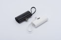 Powerbank Forcell F-Energy Power Plug F5K3 5000 mAh z wbudowanym złączem Lightning PD 20W biały
