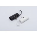 Powerbank Forcell F-Energy Power Plug F5K3 5000 mAh z wbudowanym złączem Typ C PD 20W biały