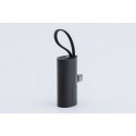 Powerbank Forcell F-Energy Power Plug F5K3 5000 mAh z wbudowanym złączem Typ C PD 20W czarny