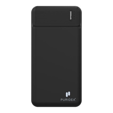 PURIDEA powerbank 20000 mAh PD QC3.0 3A 20W Q7 czarny PURIDEA powerbank 20000 mAh PD QC3.0 3A 20W Q7 czarny