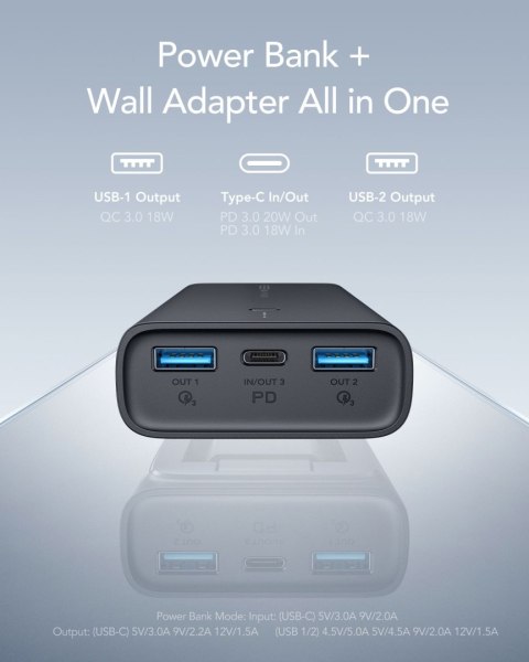 VEGER powerbank 10000 mAh PD QC3.0 20W ACE100 (W1146) czarny. VEGER powerbank 10000 mAh PD QC3.0 20W ACE100 (W1146) czarny.