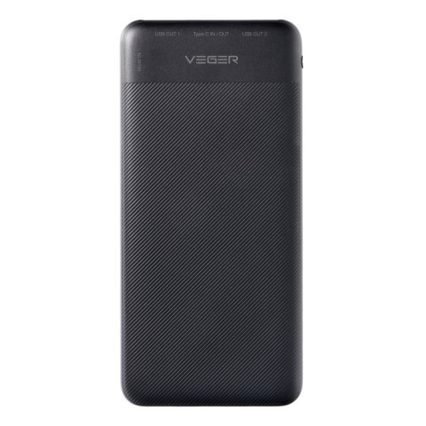 VEGER powerbank 10000 mAh PD QC3.0 2A 20W A11S (W1133S) czarny. VEGER powerbank 10000 mAh PD QC3.0 2A 20W A11S (W1133S) czarny.