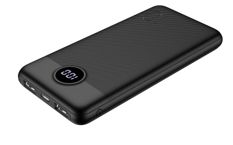 VEGER powerbank 10000 mAh PD QC3.0 2A 20W L10S (W1105PD) czarny VEGER powerbank 10000 mAh PD QC3.0 2A 20W L10S (W1105PD) czarny