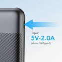 VEGER powerbank 10000 mAh PD QC3.0 2A 20W L10S (W1105PD) czarny VEGER powerbank 10000 mAh PD QC3.0 2A 20W L10S (W1105PD) czarny
