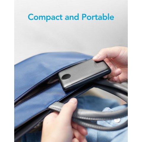VEGER powerbank 10000 mAh PD QC3.0 2A 22,5W S11 (W1140) czarny VEGER powerbank 10000 mAh PD QC3.0 2A 22,5W S11 (W1140) czarny