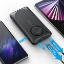 VEGER powerbank 10000 mAh z ładowaniem indukcyjnym kompatybilny z MagSafe PD QC3.0 3A 22,5W MagMulti (W1156) czarny VEGER powerbank 10000 mAh z ładowaniem indukcyjnym kompatybilny z MagSafe PD QC3.0 3A 22,5W MagMulti (W1156) czarny
