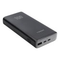 VEGER powerbank 20000 mAh PD QC3.0 5A 100W T100 (W2032C-100) czarny VEGER powerbank 20000 mAh PD QC3.0 5A 100W T100 (W2032C-100) czarny