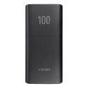 VEGER powerbank 20000 mAh PD QC3.0 5A 100W T100 (W2032C-100) czarny VEGER powerbank 20000 mAh PD QC3.0 5A 100W T100 (W2032C-100) czarny