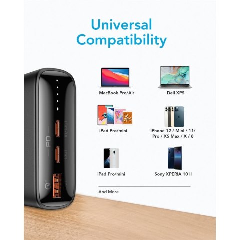 VEGER powerbank 20000 mAh PD QC3.0 5A 100W T100 (W2032C-100) czarny VEGER powerbank 20000 mAh PD QC3.0 5A 100W T100 (W2032C-100) czarny