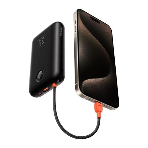 VEGER powerbank 20000 mAh z wbudowanymi kablami Typ C / Lightning PD QC3.0 35W K2 (W2068) czarny VEGER powerbank 20000 mAh z wbudowanymi kablami Typ C / Lightning PD QC3.0 35W K2 (W2068) czarny