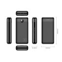VEGER powerbank 30000 mAh PD QC3.0 3A 20W L30 (W3008PD) czarny VEGER powerbank 30000 mAh PD QC3.0 3A 20W L30 (W3008PD) czarny