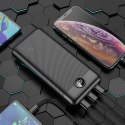VEGER powerbank 30000 mAh PD QC3.0 3A 20W L30 (W3008PD) czarny VEGER powerbank 30000 mAh PD QC3.0 3A 20W L30 (W3008PD) czarny