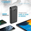 VEGER powerbank 30000 mAh PD QC3.0 3A 20W L30 (W3008PD) czarny VEGER powerbank 30000 mAh PD QC3.0 3A 20W L30 (W3008PD) czarny