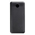 VEGER powerbank 30000 mAh PD QC3.0 3A 20W L30 (W3008PD) czarny VEGER powerbank 30000 mAh PD QC3.0 3A 20W L30 (W3008PD) czarny