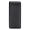 VEGER powerbank 30000 mAh PD QC3.0 3A 20W L30 (W3008PD) czarny VEGER powerbank 30000 mAh PD QC3.0 3A 20W L30 (W3008PD) czarny