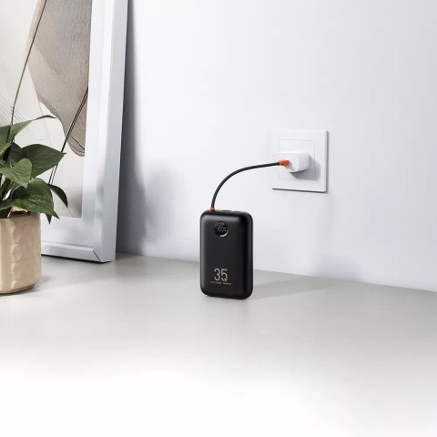 VEGER powerbank 30000 mAh z wbudowanymi kablami Typ C / Lightning PD QC3.0 35W K3 (W3018) czarny VEGER powerbank 30000 mAh z wbudowanymi kablami Typ C / Lightning PD QC3.0 35W K3 (W3018) czarny