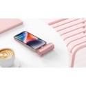 VEGER powerbank 5000 mAh z wbudowanym złączem Typ C PD QC3.0 2,4A 12W PlugOn (W0573) rózowy VEGER powerbank 5000 mAh z wbudowanym złączem Typ C PD QC3.0 2,4A 12W PlugOn (W0573) rózowy
