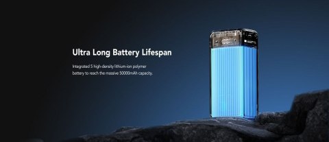 VEGER powerbank 50000 mAh PD QC3.0 5A 22,5W Tank Lite (W5001) czarny VEGER powerbank 50000 mAh PD QC3.0 5A 22,5W Tank Lite (W5001) czarny