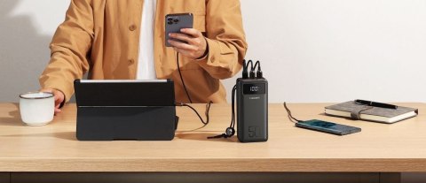 VEGER powerbank 50000 mAh PD QC3.0 5A 22,5W Tank Lite (W5001) czarny VEGER powerbank 50000 mAh PD QC3.0 5A 22,5W Tank Lite (W5001) czarny