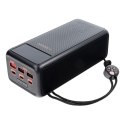 VEGER powerbank 50000 mAh PD QC3.0 5A 22,5W Tank Lite (W5001) czarny VEGER powerbank 50000 mAh PD QC3.0 5A 22,5W Tank Lite (W5001) czarny