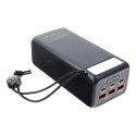 VEGER powerbank 50000 mAh PD QC3.0 5A 22,5W Tank Lite (W5001) czarny VEGER powerbank 50000 mAh PD QC3.0 5A 22,5W Tank Lite (W5001) czarny