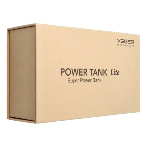 VEGER powerbank 50000 mAh PD QC3.0 5A 22,5W Tank Lite (W5001) czarny VEGER powerbank 50000 mAh PD QC3.0 5A 22,5W Tank Lite (W5001) czarny