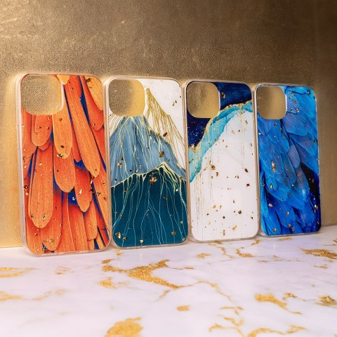 Nakładka Gold Glam do Xiaomi Redmi 14C 4G/ 14C 5G / Redmi A4 / POCO C75 pióra Nakładka Gold Glam do Xiaomi Redmi 14C 4G/ 14C 5G / Redmi A4 / POCO C75 pióra
