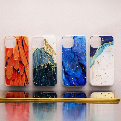 Nakładka Gold Glam do Xiaomi Redmi 14C 4G/ 14C 5G / Redmi A4 / POCO C75 pióra Nakładka Gold Glam do Xiaomi Redmi 14C 4G/ 14C 5G / Redmi A4 / POCO C75 pióra