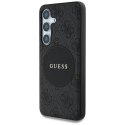 Guess nakładka HC MagSafe PU 4G Circle Classic Logo do Samsung Galaxy S25 Plus czarna Guess nakładka HC MagSafe PU 4G Circle Classic Logo do Samsung Galaxy S25 Plus czarna