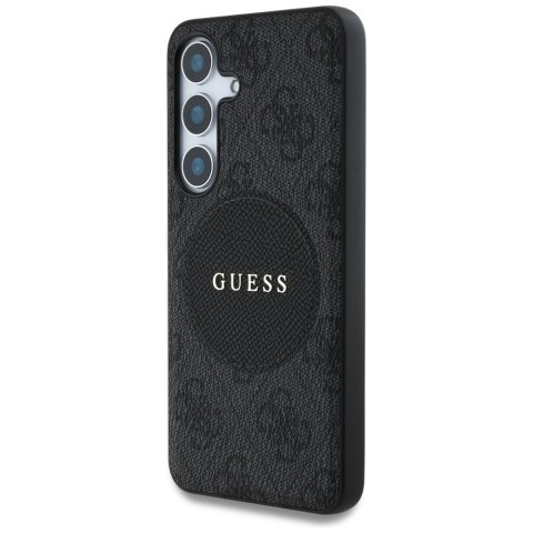 Guess nakładka HC MagSafe PU 4G Circle Classic Logo do Samsung Galaxy S25 Plus czarna Guess nakładka HC MagSafe PU 4G Circle Classic Logo do Samsung Galaxy S25 Plus czarna