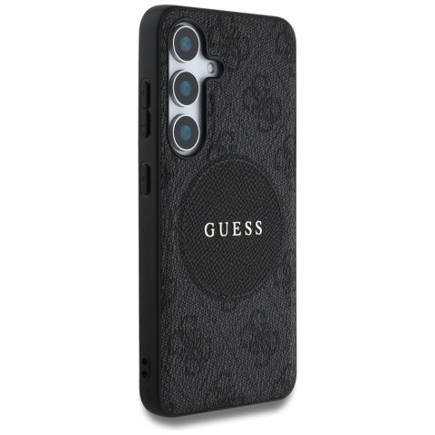 Guess nakładka HC MagSafe PU 4G Circle Classic Logo do Samsung Galaxy S25 Plus czarna Guess nakładka HC MagSafe PU 4G Circle Classic Logo do Samsung Galaxy S25 Plus czarna