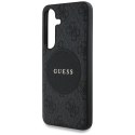 Guess nakładka HC MagSafe PU 4G Circle Classic Logo do Samsung Galaxy S25 Plus czarna Guess nakładka HC MagSafe PU 4G Circle Classic Logo do Samsung Galaxy S25 Plus czarna