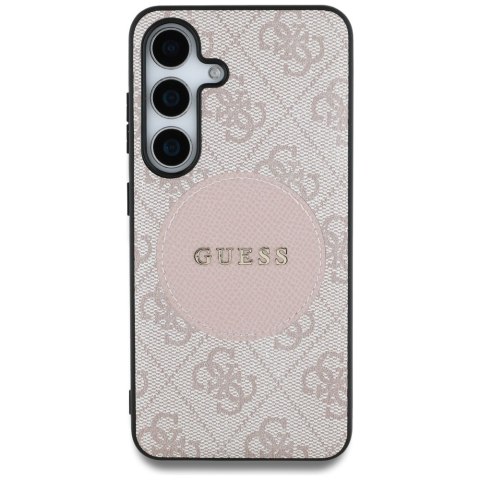 Guess nakładka HC MagSafe PU 4G Circle Classic Logo do Samsung Galaxy S25 Plus różowa Guess nakładka HC MagSafe PU 4G Circle Classic Logo do Samsung Galaxy S25 Plus różowa