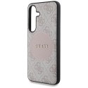 Guess nakładka HC MagSafe PU 4G Circle Classic Logo do Samsung Galaxy S25 Plus różowa Guess nakładka HC MagSafe PU 4G Circle Classic Logo do Samsung Galaxy S25 Plus różowa