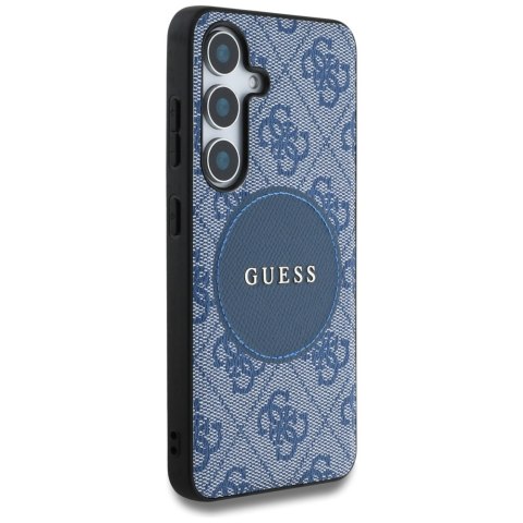Guess nakładka HC MagSafe PU 4G Circle Classic Logo do Samsung Galaxy S25 niebieska Guess nakładka HC MagSafe PU 4G Circle Classic Logo do Samsung Galaxy S25 niebieska