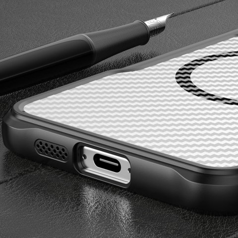 Nakładka Defender Carbon Mag do Samsung Galaxy S24 FE czarna Nakładka Defender Carbon Mag do Samsung Galaxy S24 FE czarna