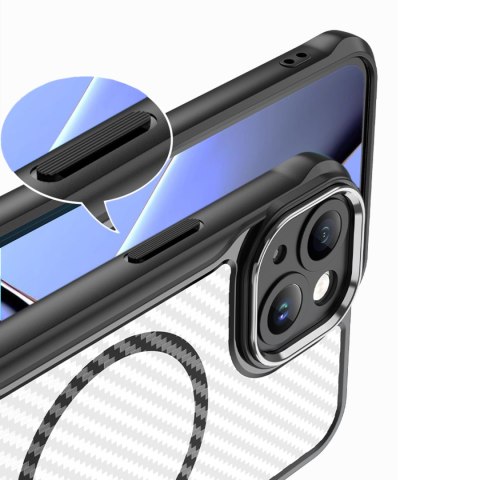 Nakładka Defender Carbon Mag do iPhone 13 6,1" czarna Nakładka Defender Carbon Mag do iPhone 13 6,1" czarna