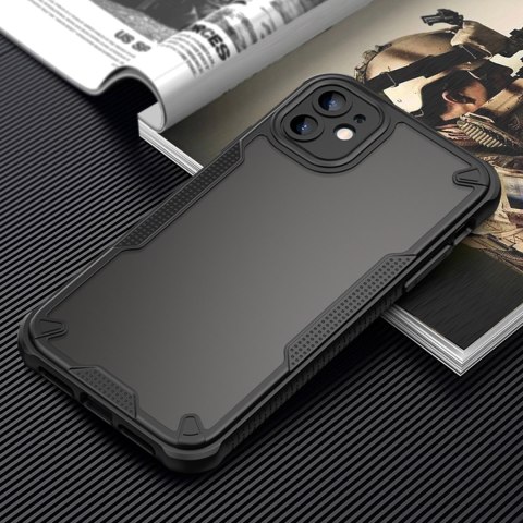 Nakładka Defender Matt do iPhone 12 6,1" czarna Nakładka Defender Matt do iPhone 12 6,1" czarna