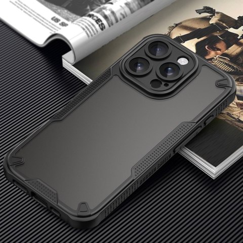 Nakładka Defender Matt do iPhone 15 Pro 6,1" czarna Nakładka Defender Matt do iPhone 15 Pro 6,1" czarna