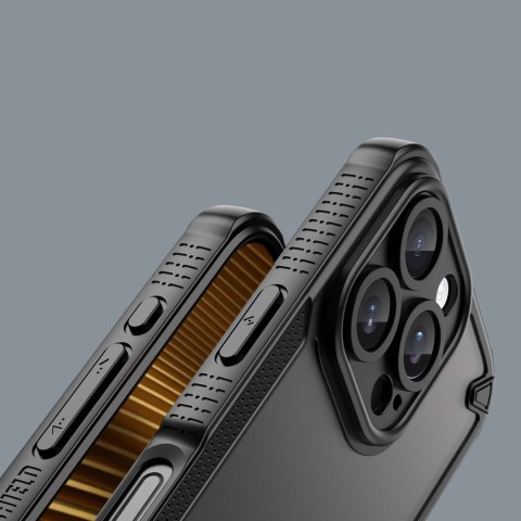 Nakładka Defender Matt do iPhone 15 Pro 6,1" czarna Nakładka Defender Matt do iPhone 15 Pro 6,1" czarna