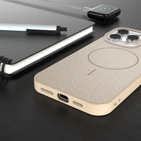 Nakładka Glitter Thin Mag do iPhone 11 brązowa Nakładka Glitter Thin Mag do iPhone 11 brązowa
