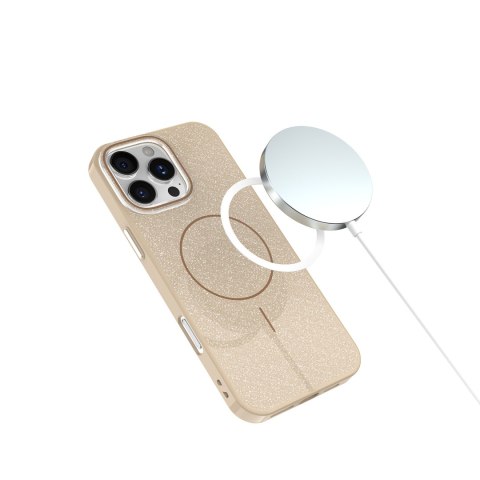 Nakładka Glitter Thin Mag do iPhone 11 brązowa Nakładka Glitter Thin Mag do iPhone 11 brązowa