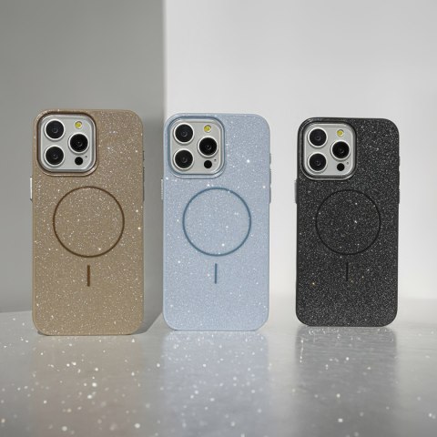 Nakładka Glitter Thin Mag do iPhone 11 brązowa Nakładka Glitter Thin Mag do iPhone 11 brązowa