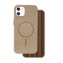 Nakładka Glitter Thin Mag do iPhone 12 / 12 Pro 6,1" brązowa